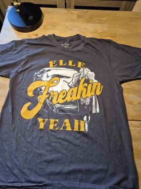 Elle King Charcoal Short Sleeve Tee - 'Elle Freakin Yeah'  4621